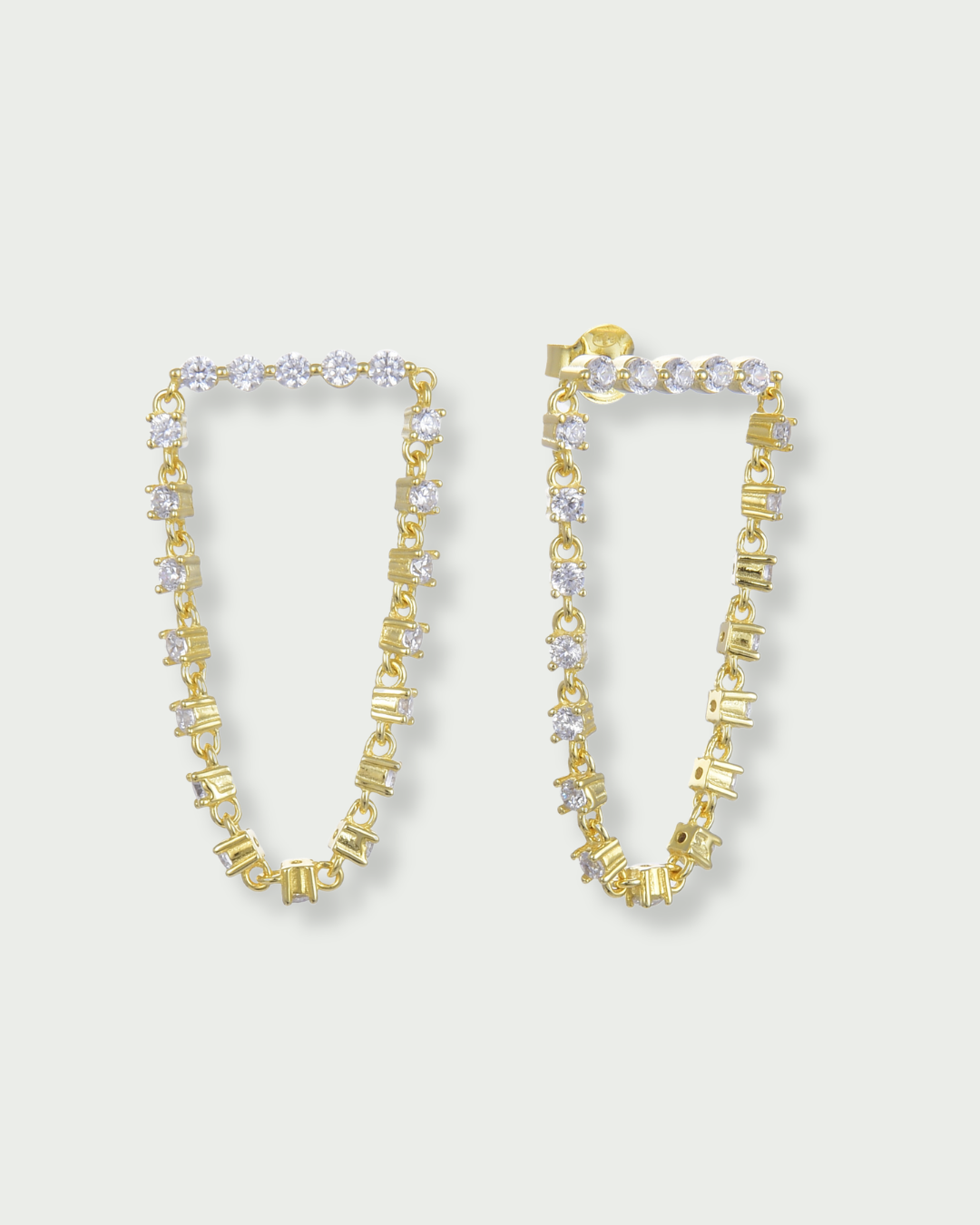 Boucles d'oreilles rivière arceau - DORÉ