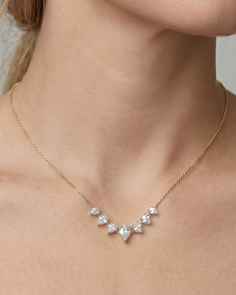 Pear Chip Necklace - GOLD 