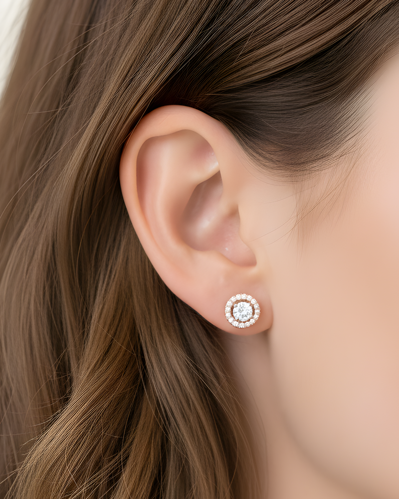 Puces Infini Rond - ROSE