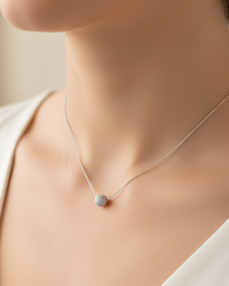 Collier Atlas - BLANC