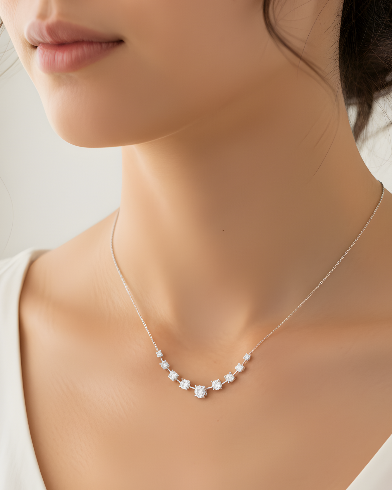 Collier My Glow - BLANC