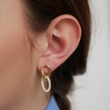 Navy cruise earrings - GOLDEN