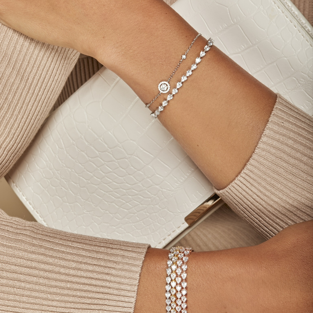 Bracelet Infini Rond - BLANC