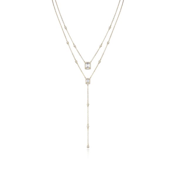Sautoir double rang Émeraude - DORÉ