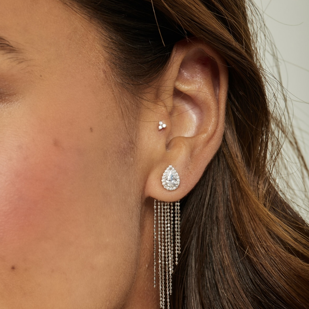 Timeless trio piercing - GOLD