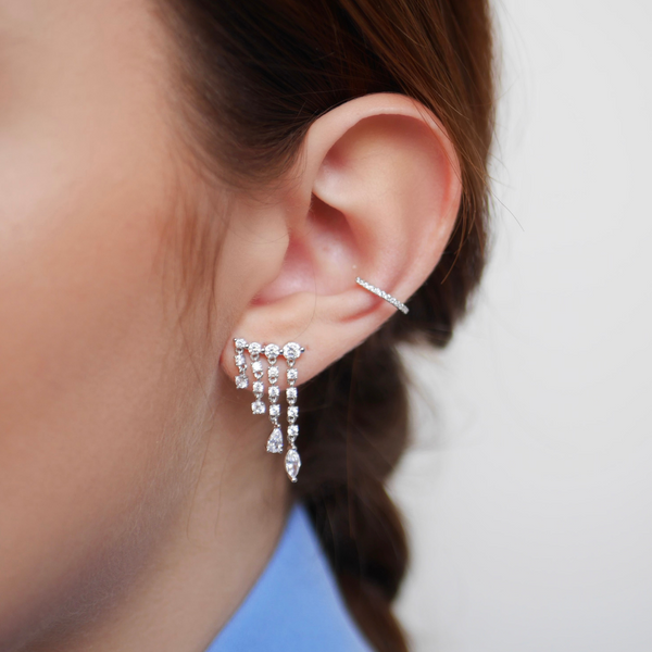 River earrings - PINK
