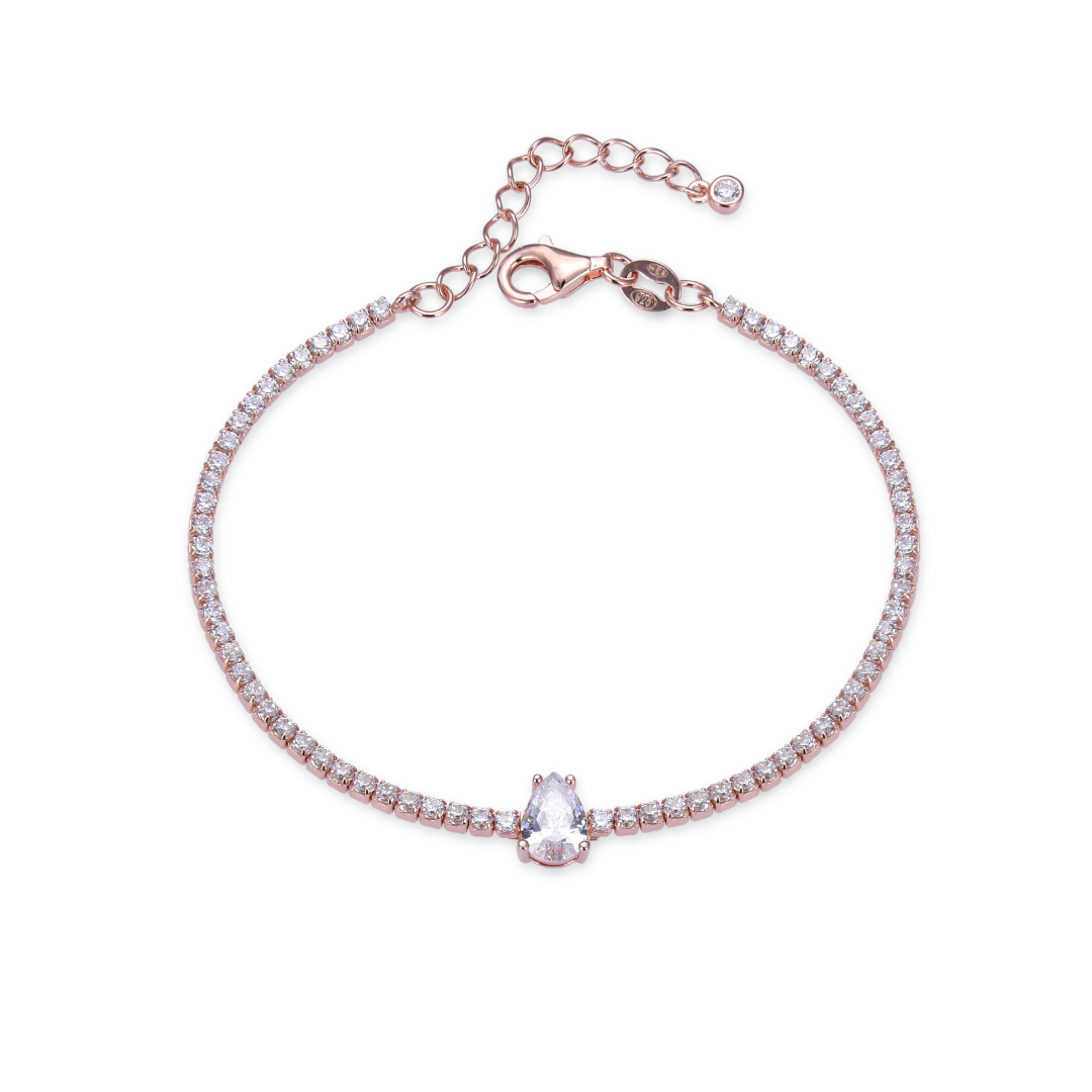 Bracelet tennis Éclat - ROSE