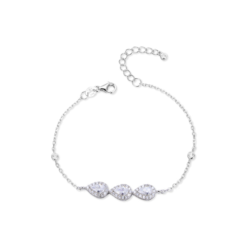 Three Sweet Pear bracelet - WHITE
