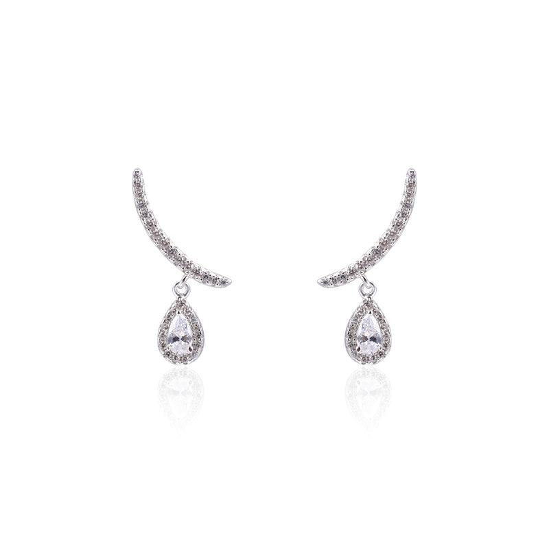 Strong Sweet Pear earrings - WHITE