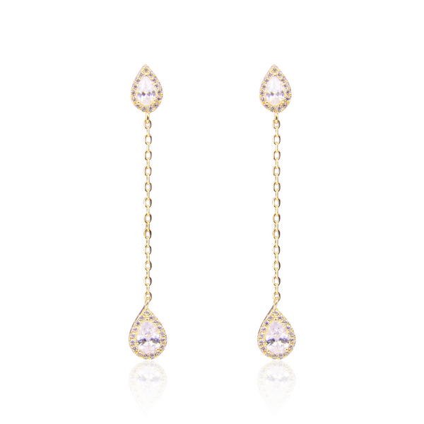 Sweet Pear drop earrings - GOLD