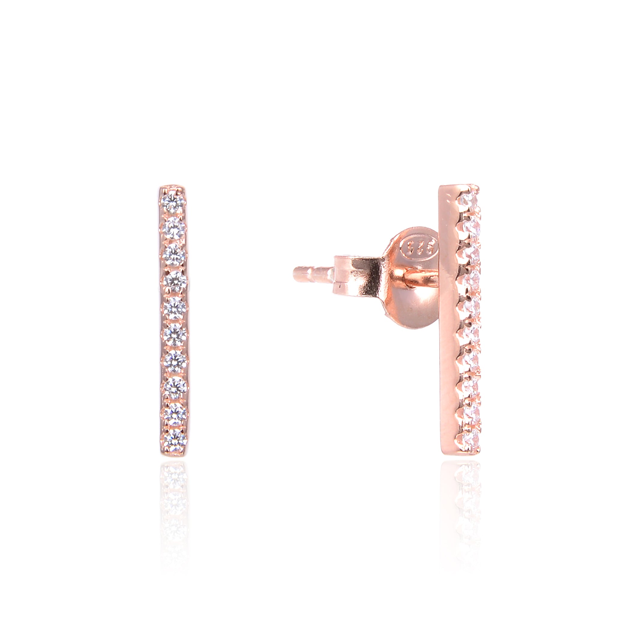 Puces barrettes Intemporel - ROSE