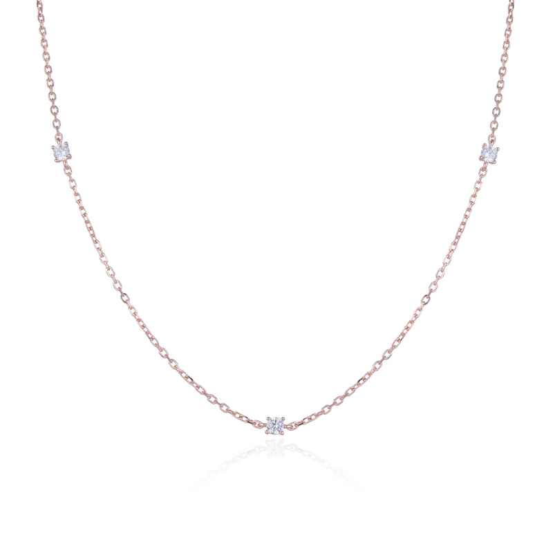 Chain necklace - PINK