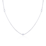 Chain necklace - WHITE