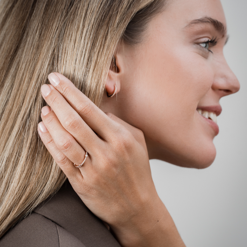 Bague anneau pur Intemporel - ROSE