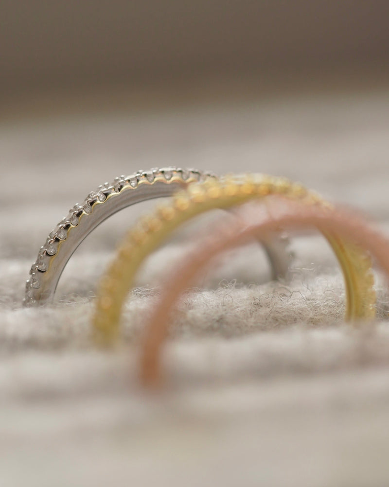 Bague anneau Intemporel - BLANC