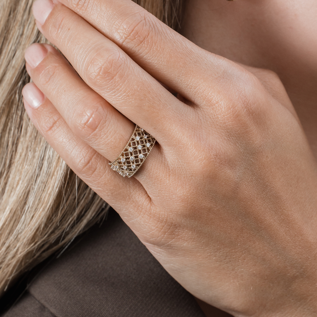 Bague dentelle Gala - DORÉ