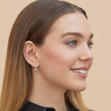 Boucles d'oreilles multi-anneaux fermoir créole My Glow - DORÉ