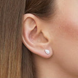 Sweet Pear Stud Earrings - PINK