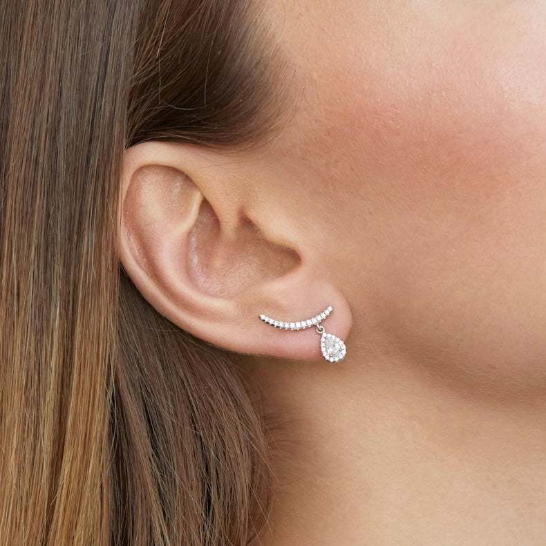 Strong Sweet Pear earrings - PINK