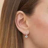 My Glow multi-ring hoop earrings with creole clasp - PINK