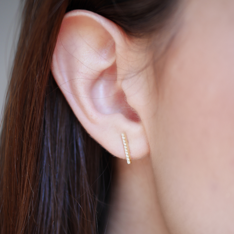 Puces barrettes Intemporel - DORÉ