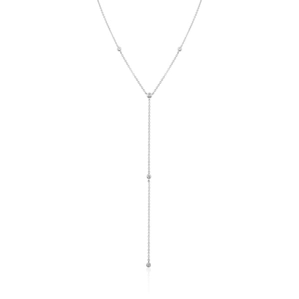 My Glow long necklace - WHITE