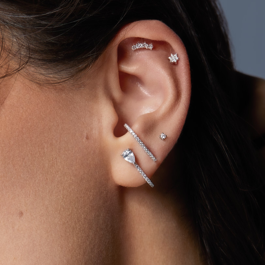 Piercing quatro Intemporel - BLANC