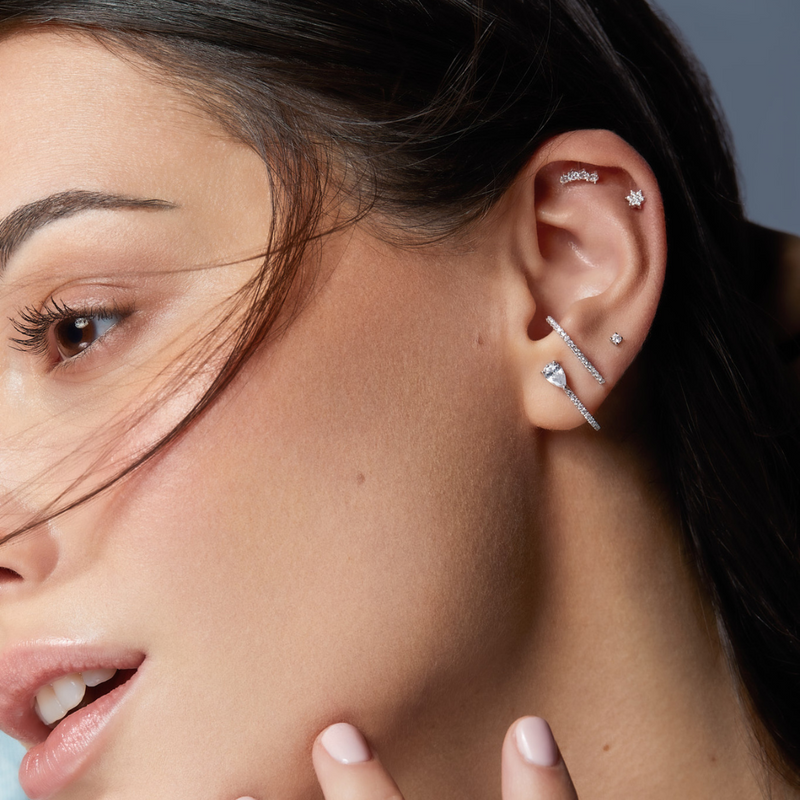 Piercing d'oreille Quatro - DORÉ