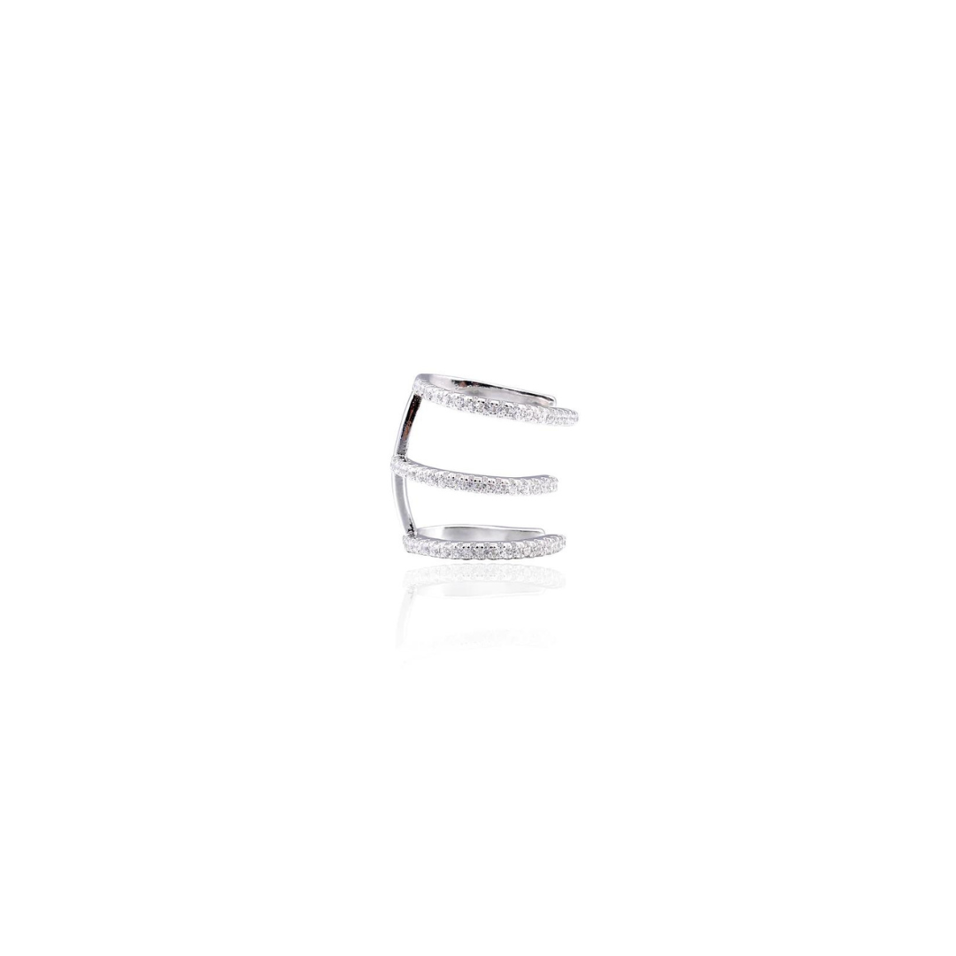 Earcuff 3 rangs My Glow - BLANC