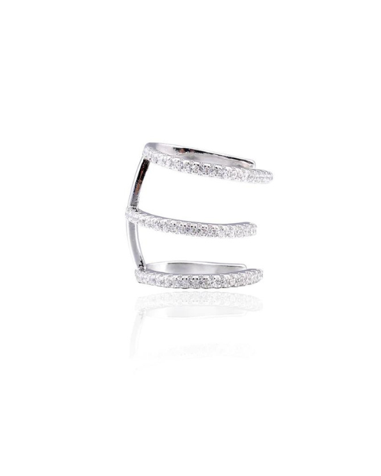 Earcuff 3 rangs My Glow - BLANC