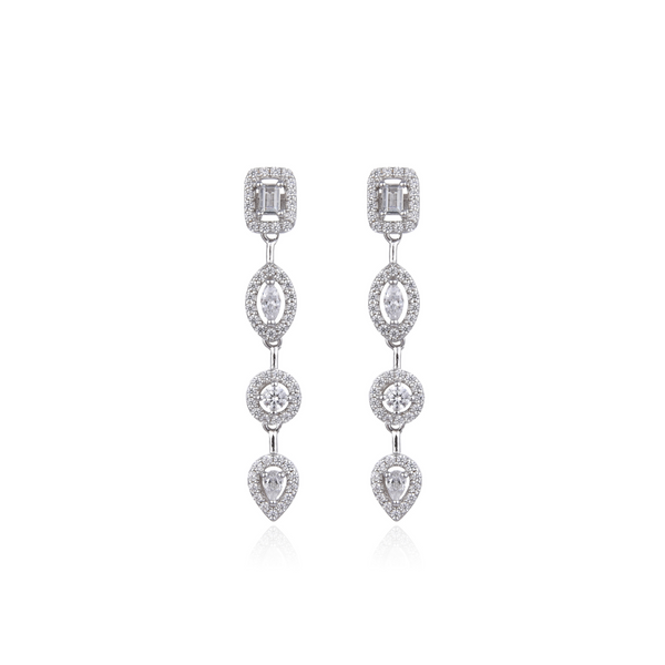 Gabriella earrings - WHITE